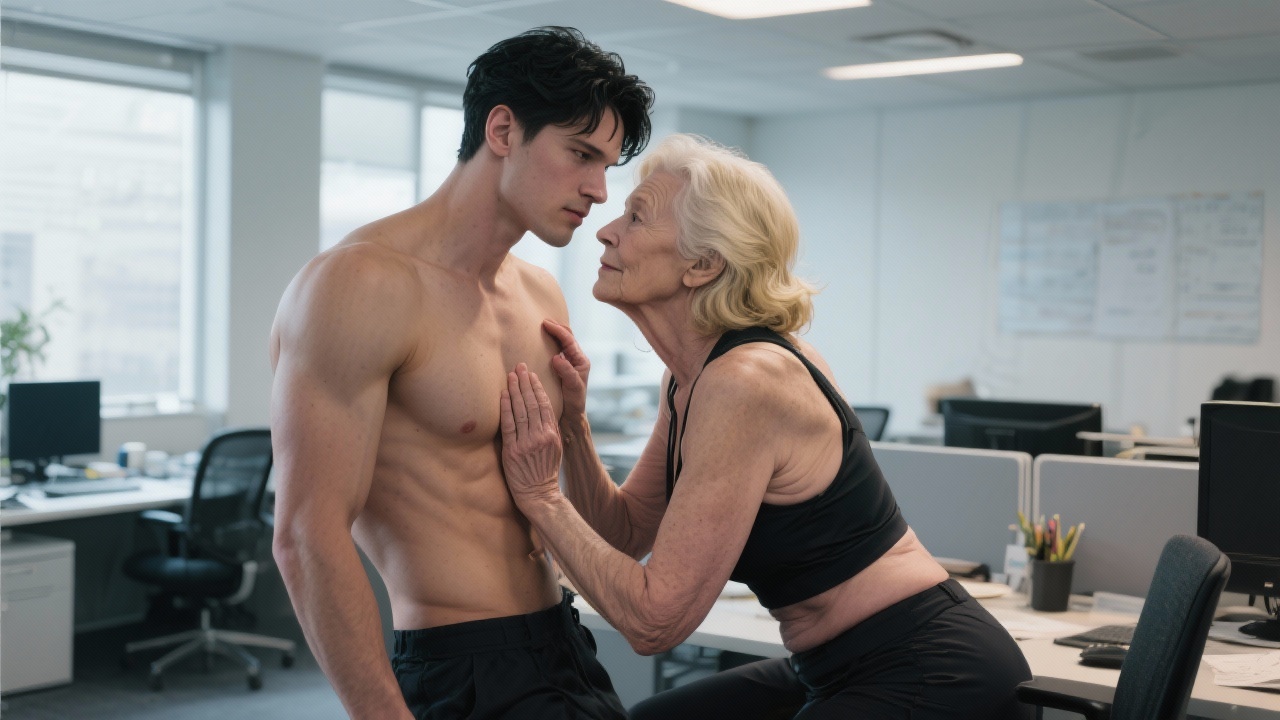 A Midnight Rendezvous in the Autumn Office