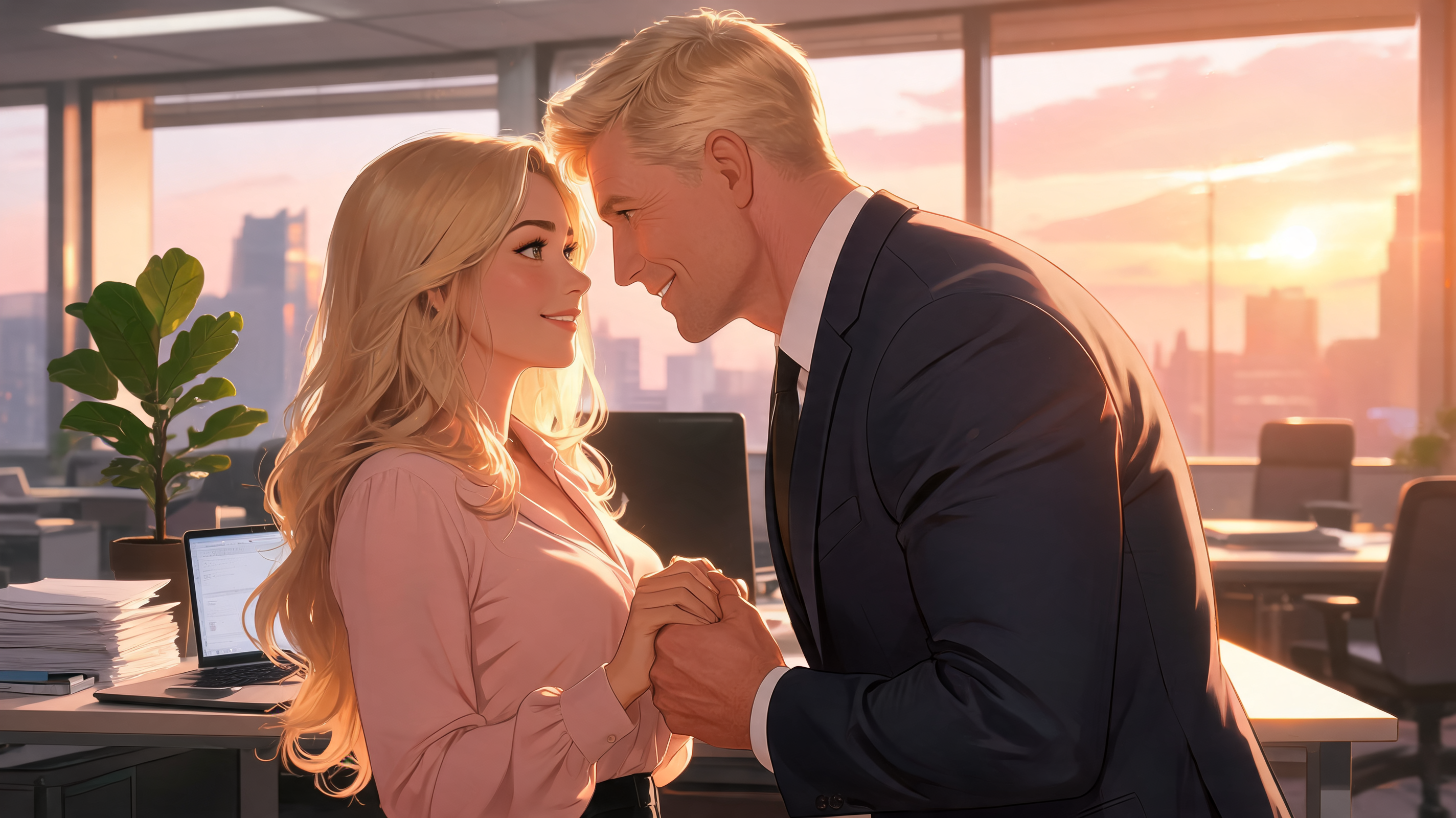 Moonlit Office Surrender