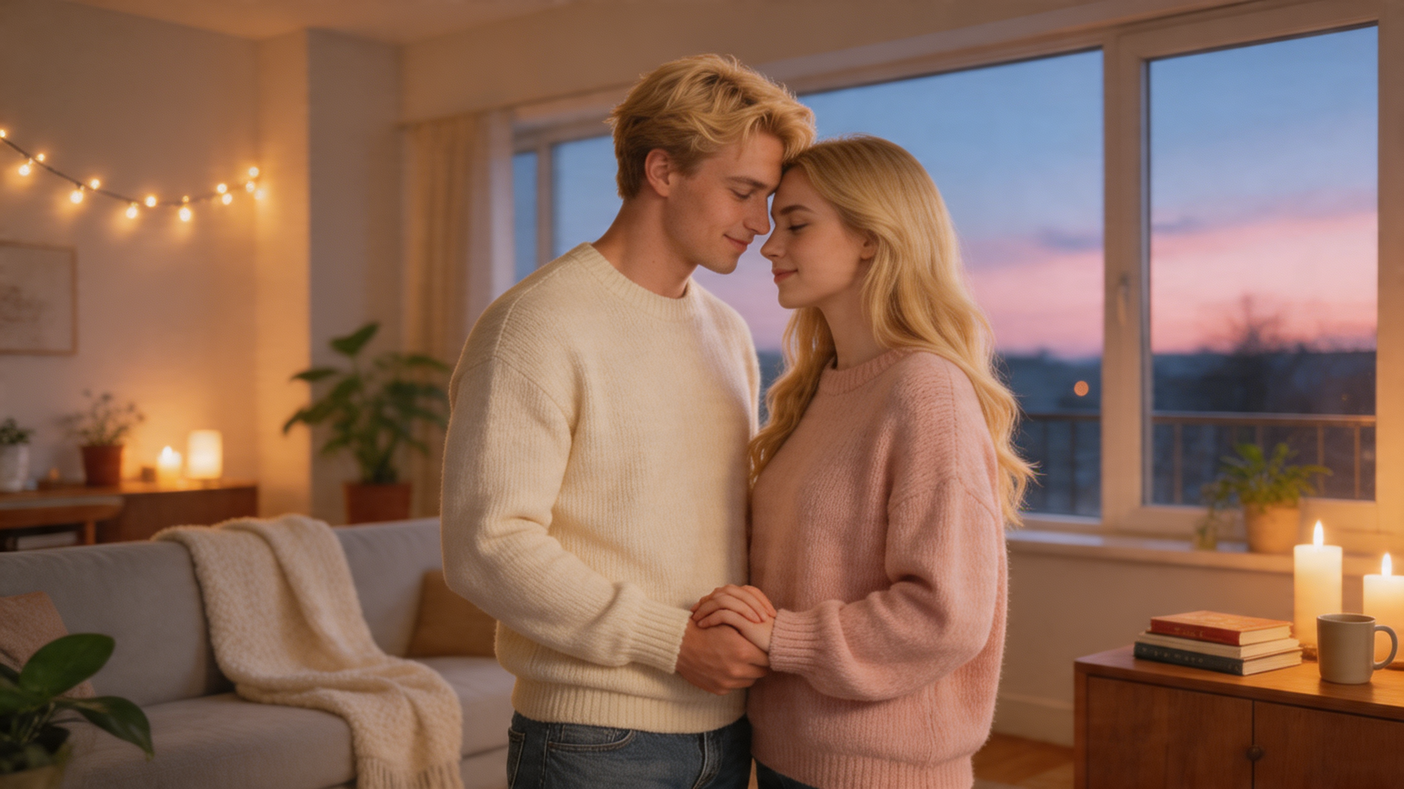 Sunlit Surrender in the Neighbor's Sunroom
