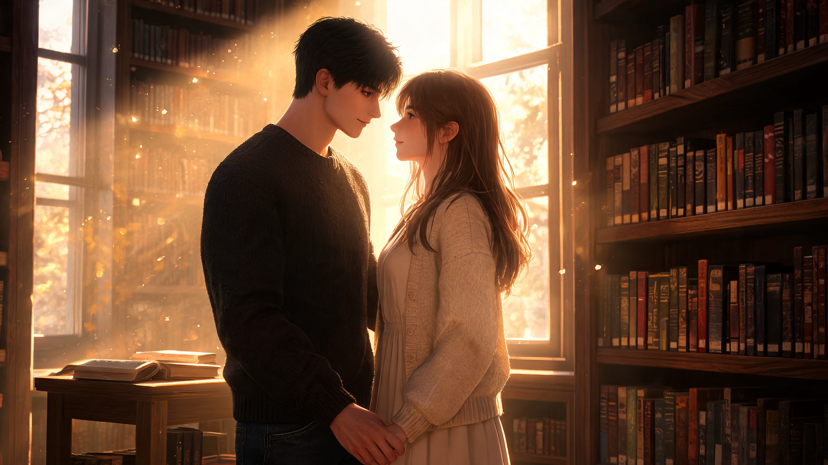 Autumn Whispers in the Library of Midnight