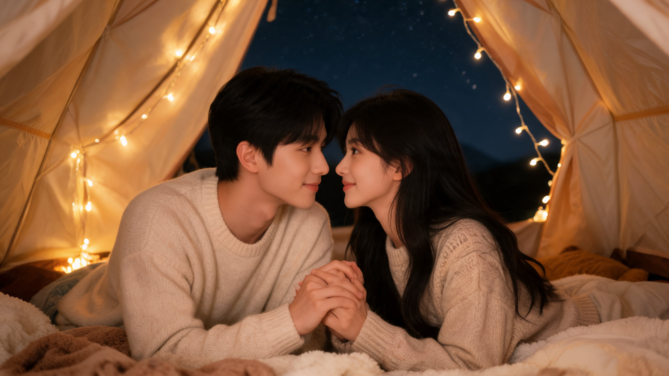 Whispers in the Moonlit Tent