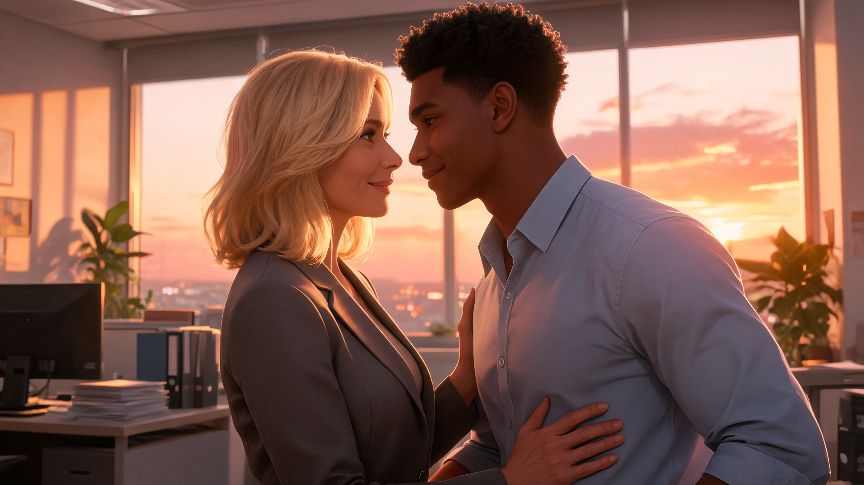 Twilight Through the Venetian Blinds