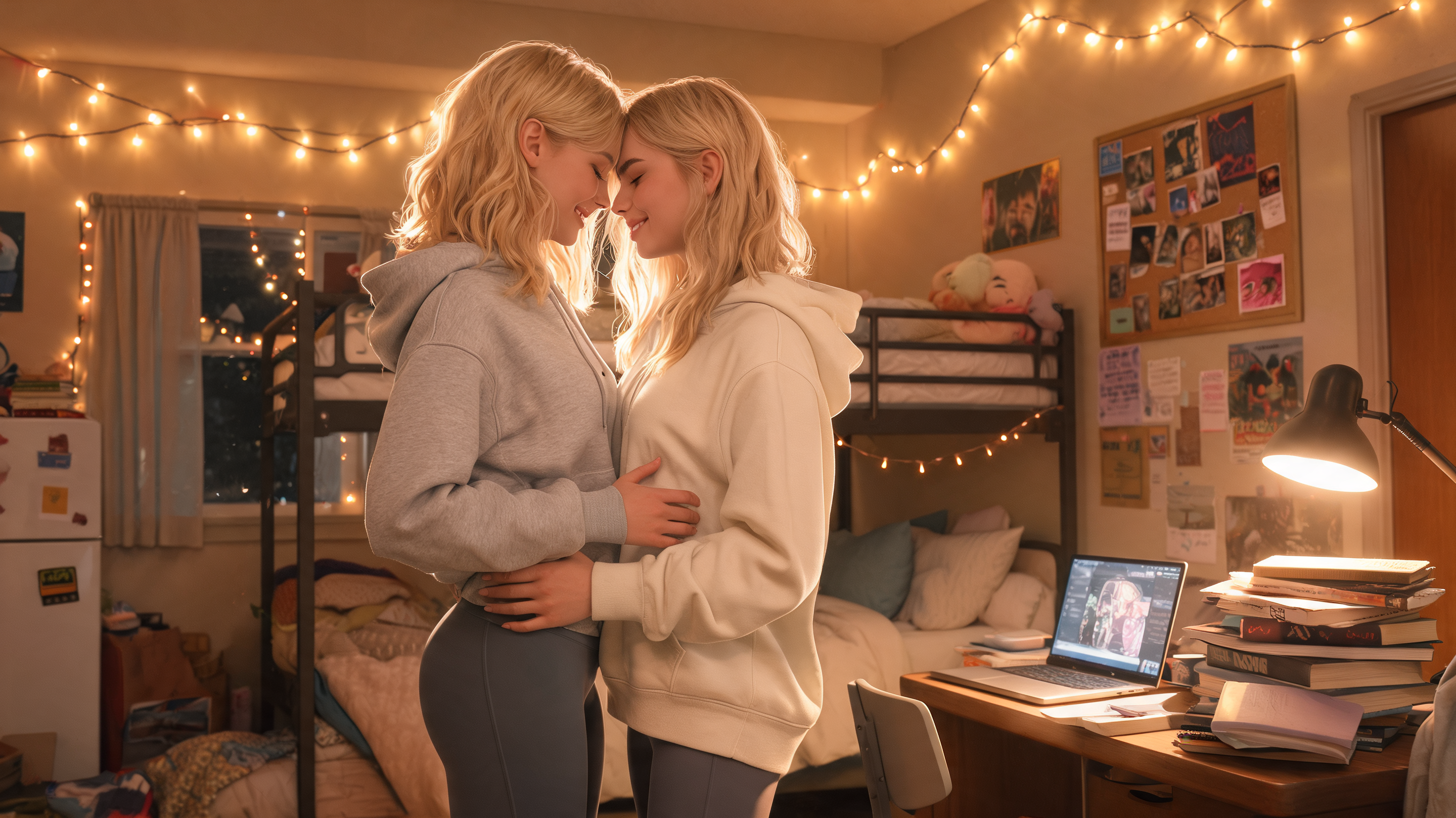 Sunlit Afternoon in the Dorm Room of Forbidden Desires
