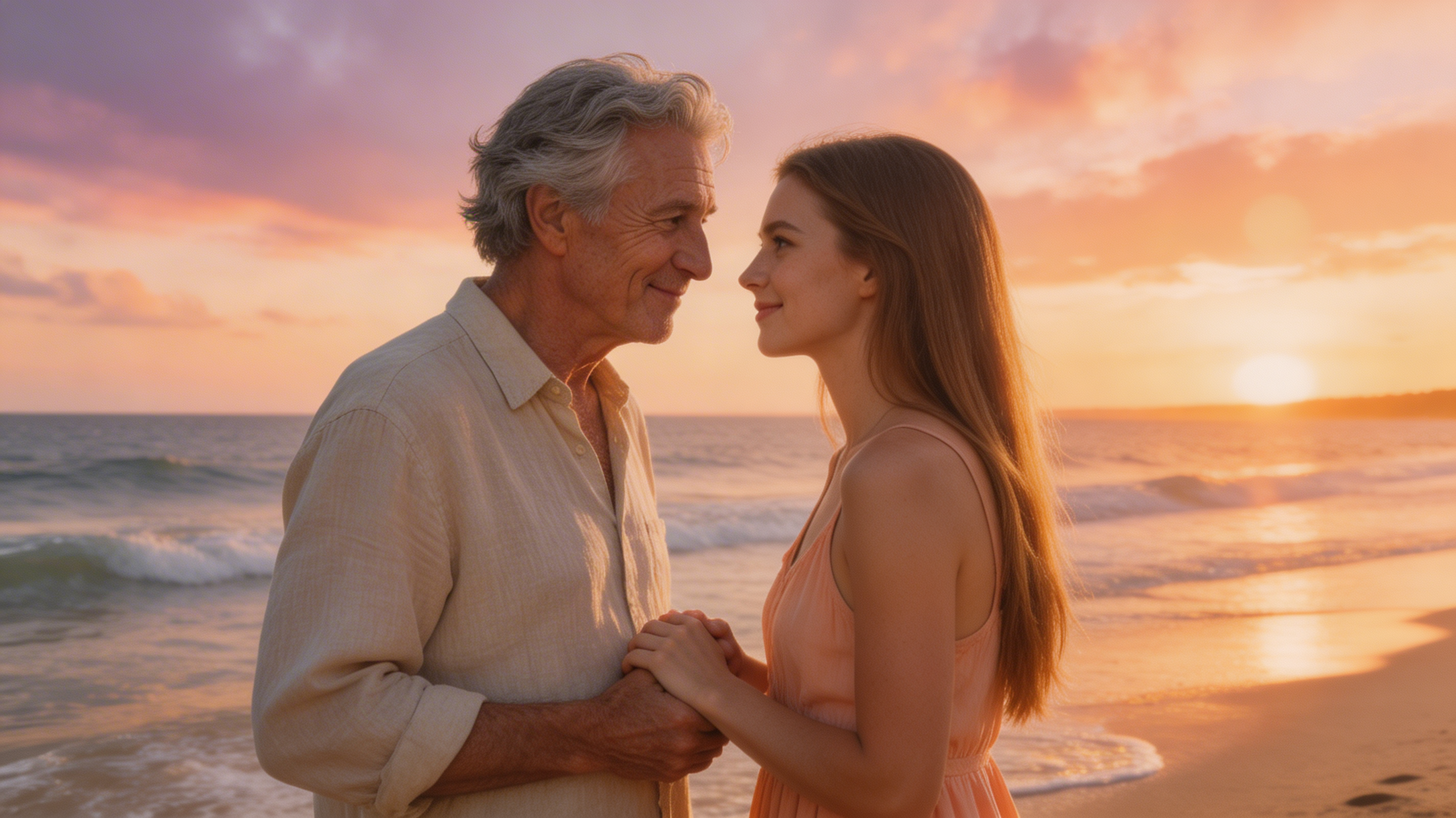 Whispers of Silk in the Surging Surf