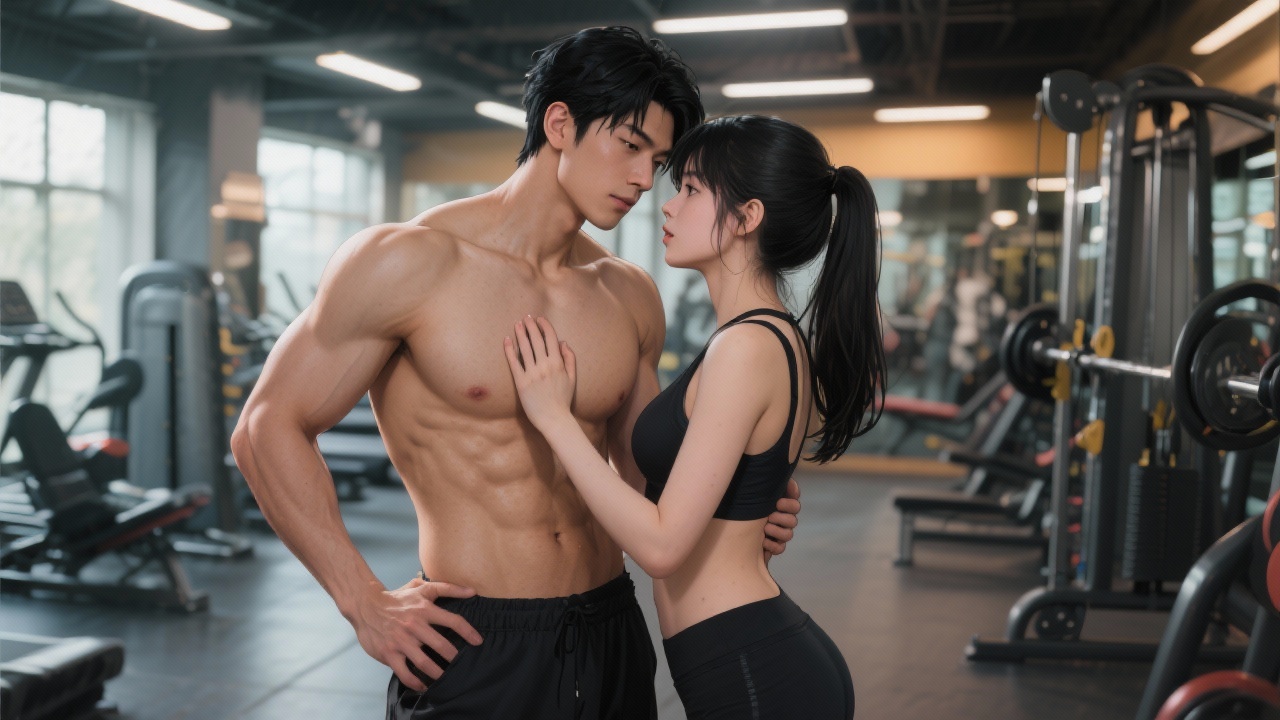 Under the Gym's Sunset Glow