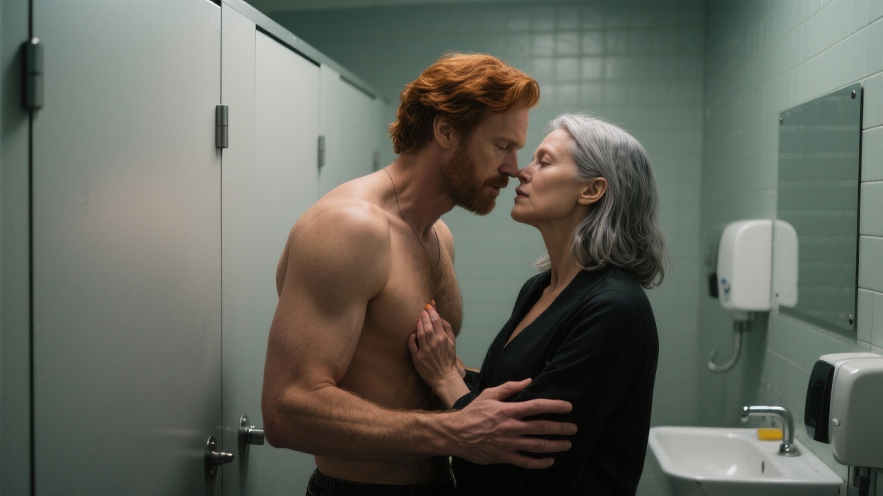 A Winter's Reunion in the Restroom