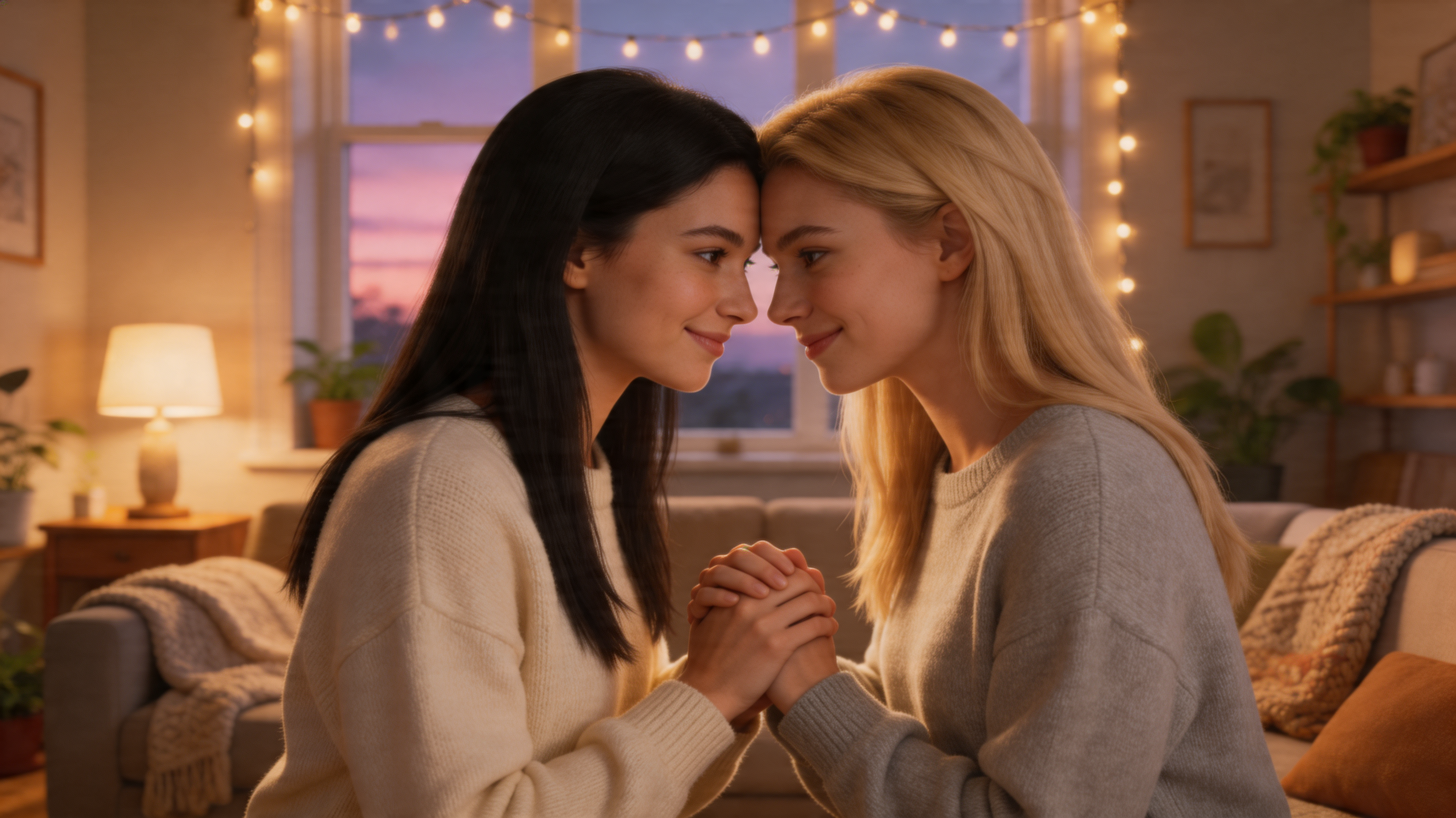 Clash of Ebony and Gold in the Heat-Hazed Loft