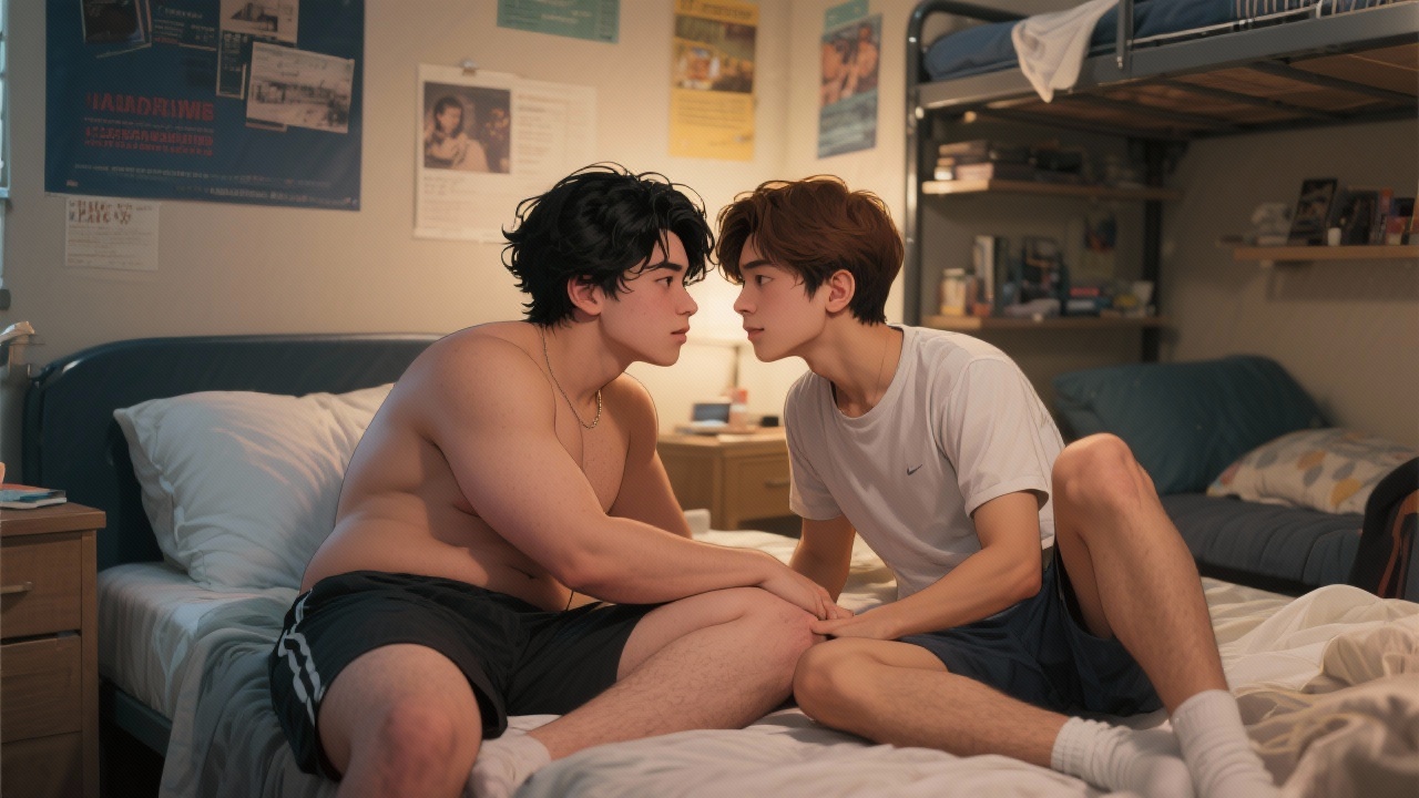 Sunset Serenade in the Dorm Room