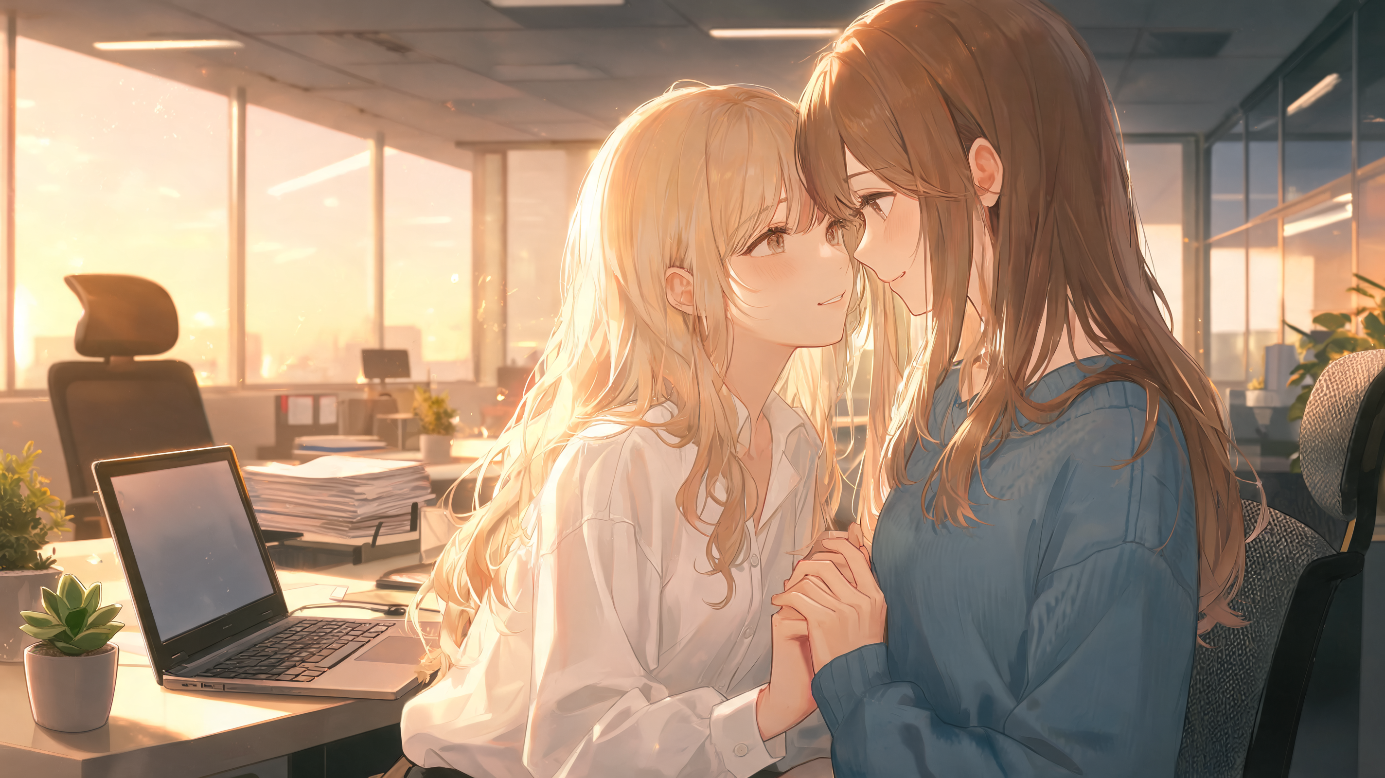 The Summer Afternoon Office Seduction