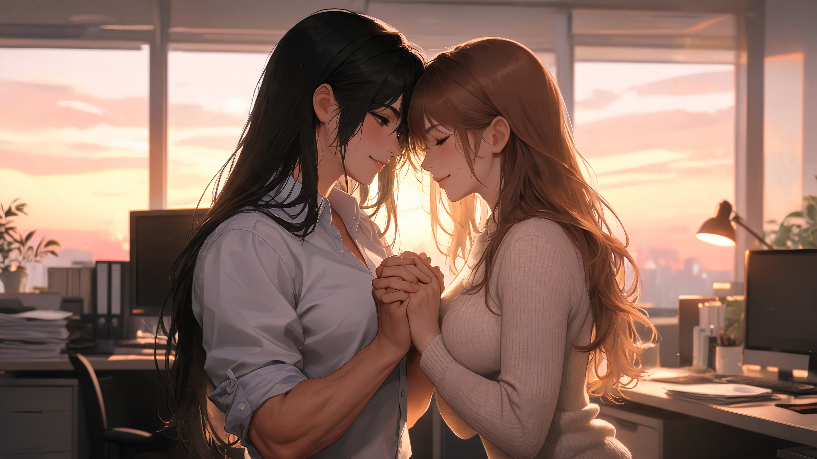 Midnight Whispers in the Office