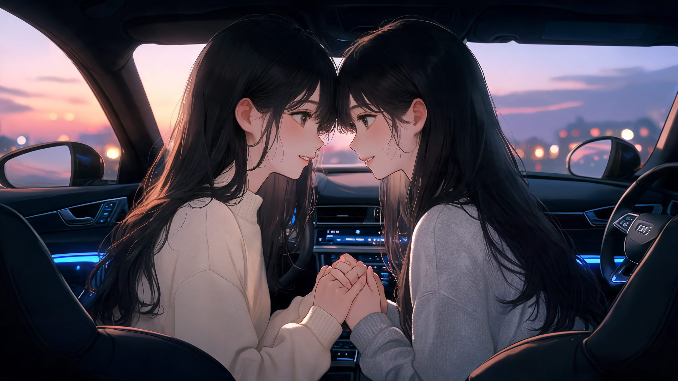 Autumn Whispers in the Car