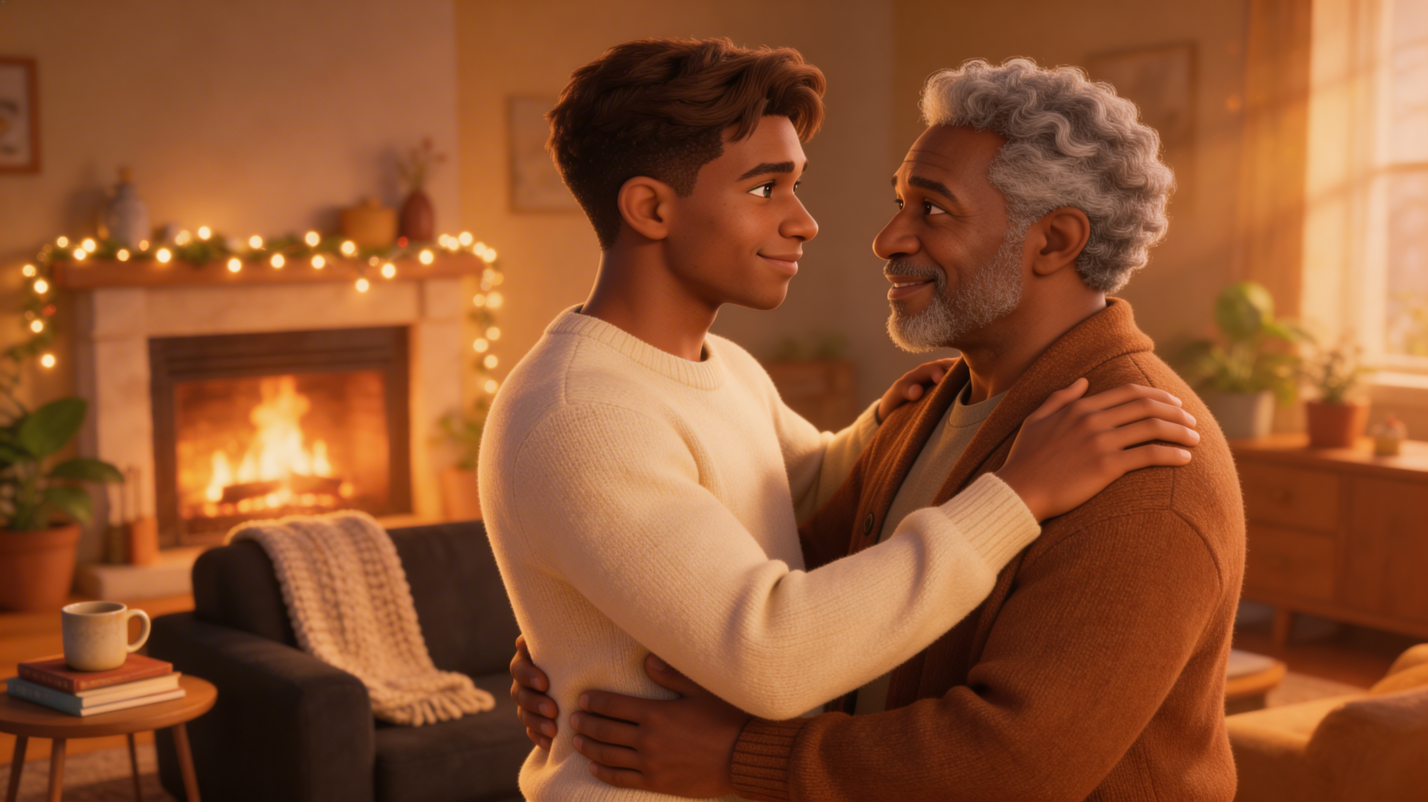 Sunlit Surrender in the Gray Neighbor's Thicket