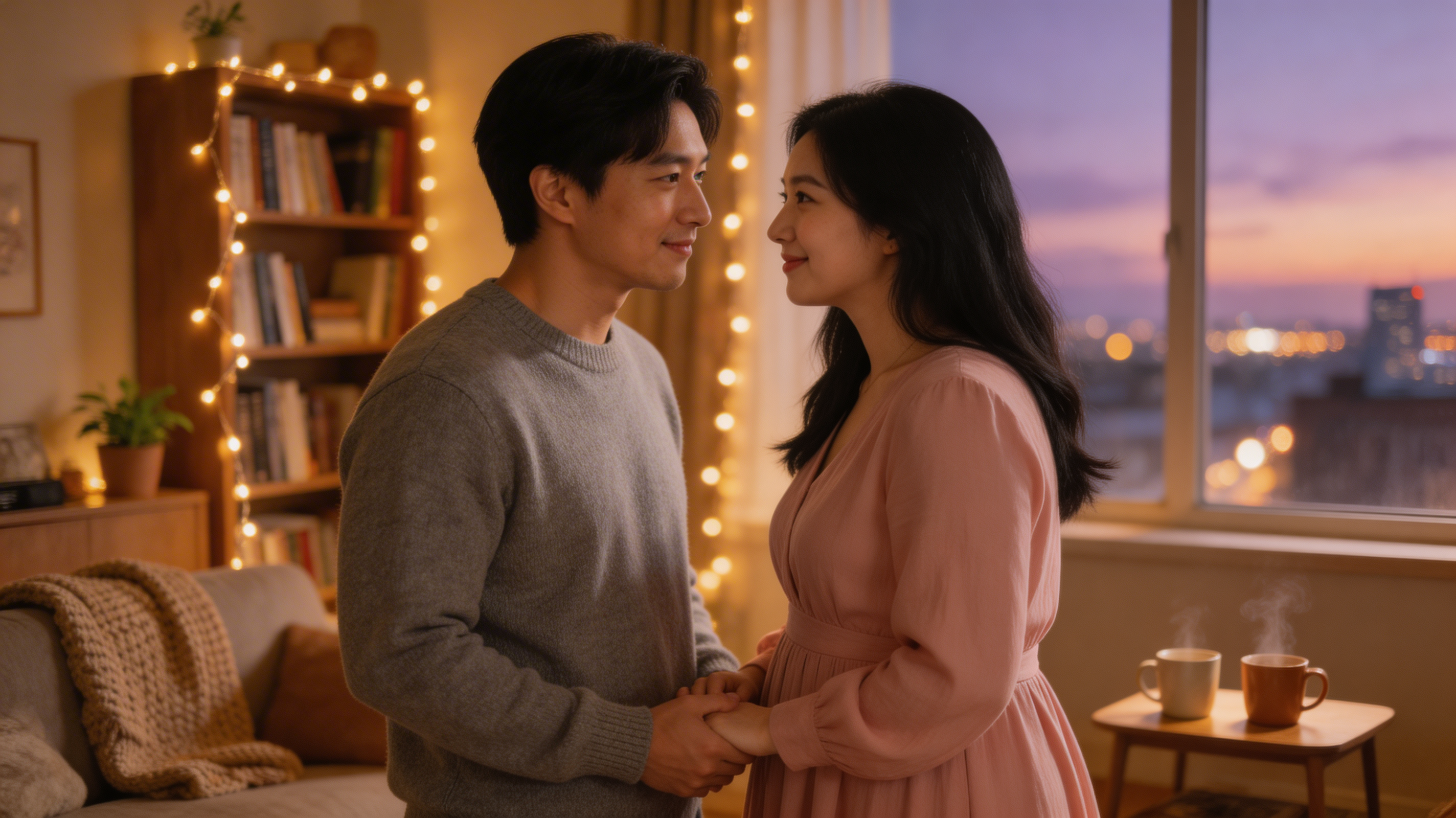 Moonlit Whispers from the Balcony Door