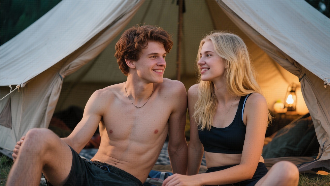 The Winter Moon Glow