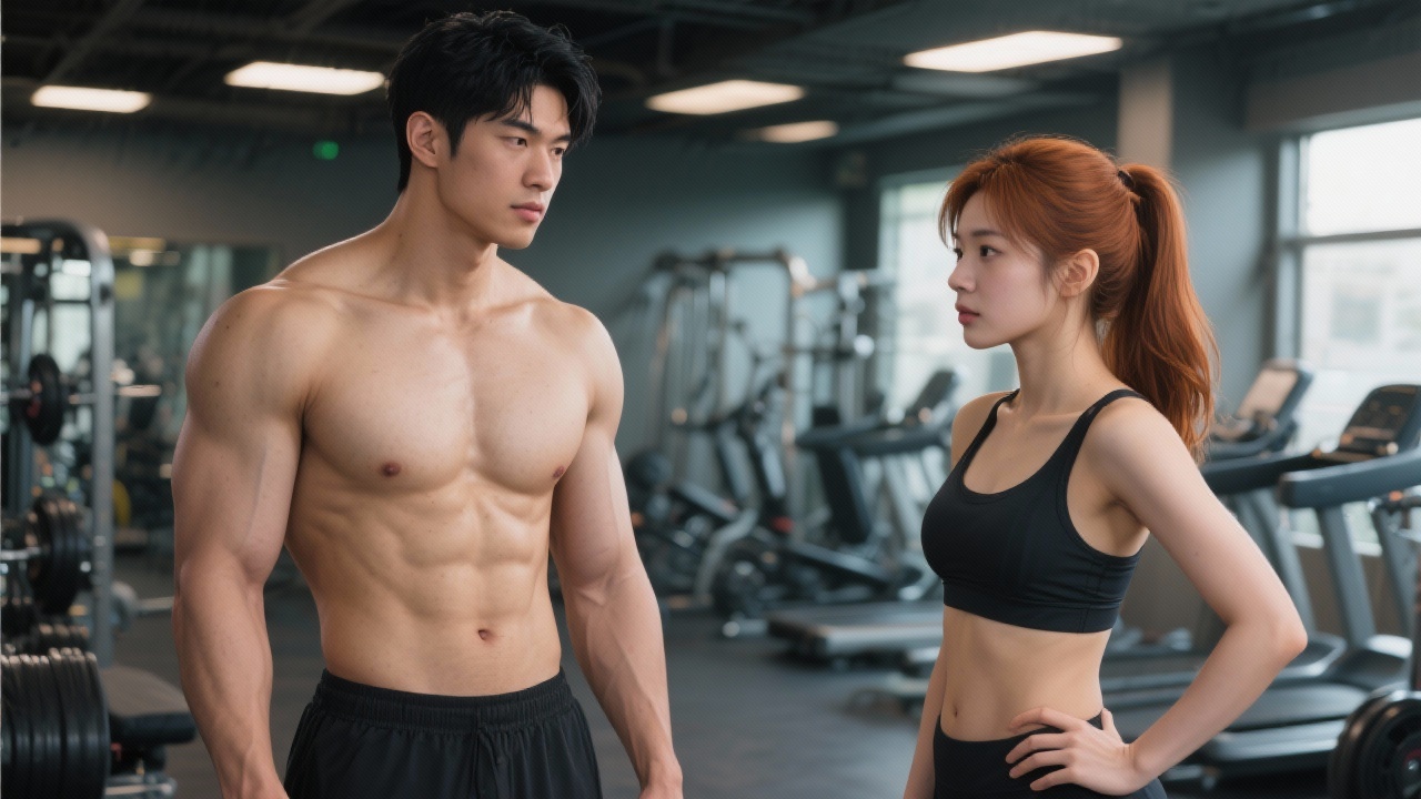 The Steamy Gym Encounter