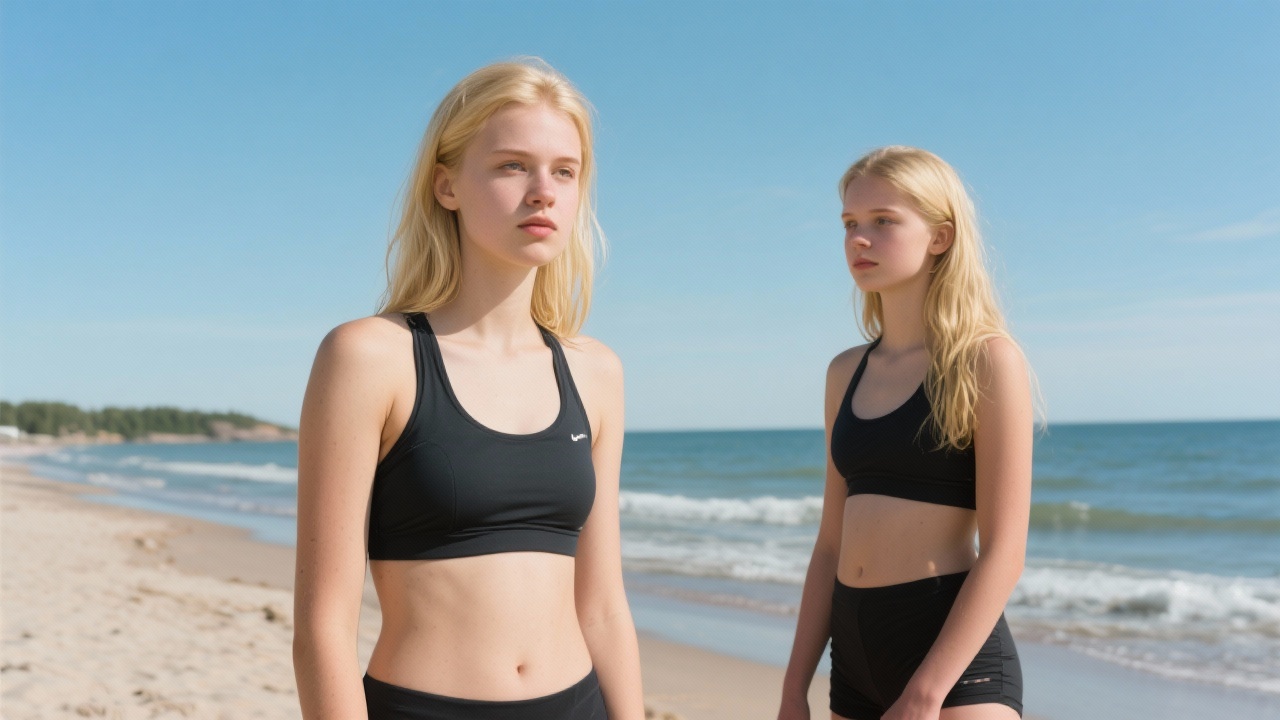 The Tender Embrace on the Beach